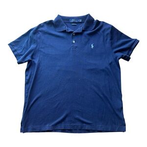 Ralph Lauren Men's Classic Navy Polo Shirt size‎ Large